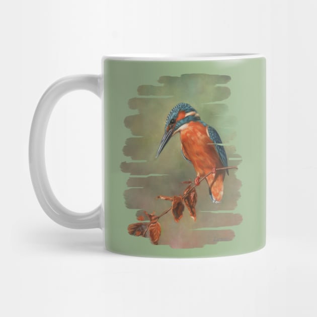 Kingfisher by davidstribblingwildlifeart